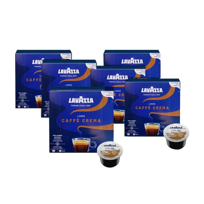 600 CAPSULES CREMA LUNGO LAVAZZA BLUE