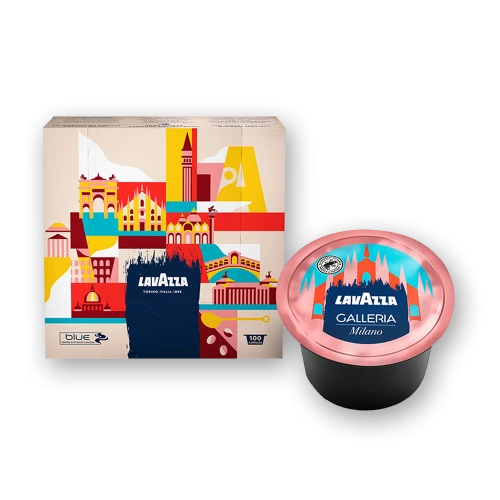 300 Cafés "GALLERIA" Milano Lavazza blue 100 % Arabica