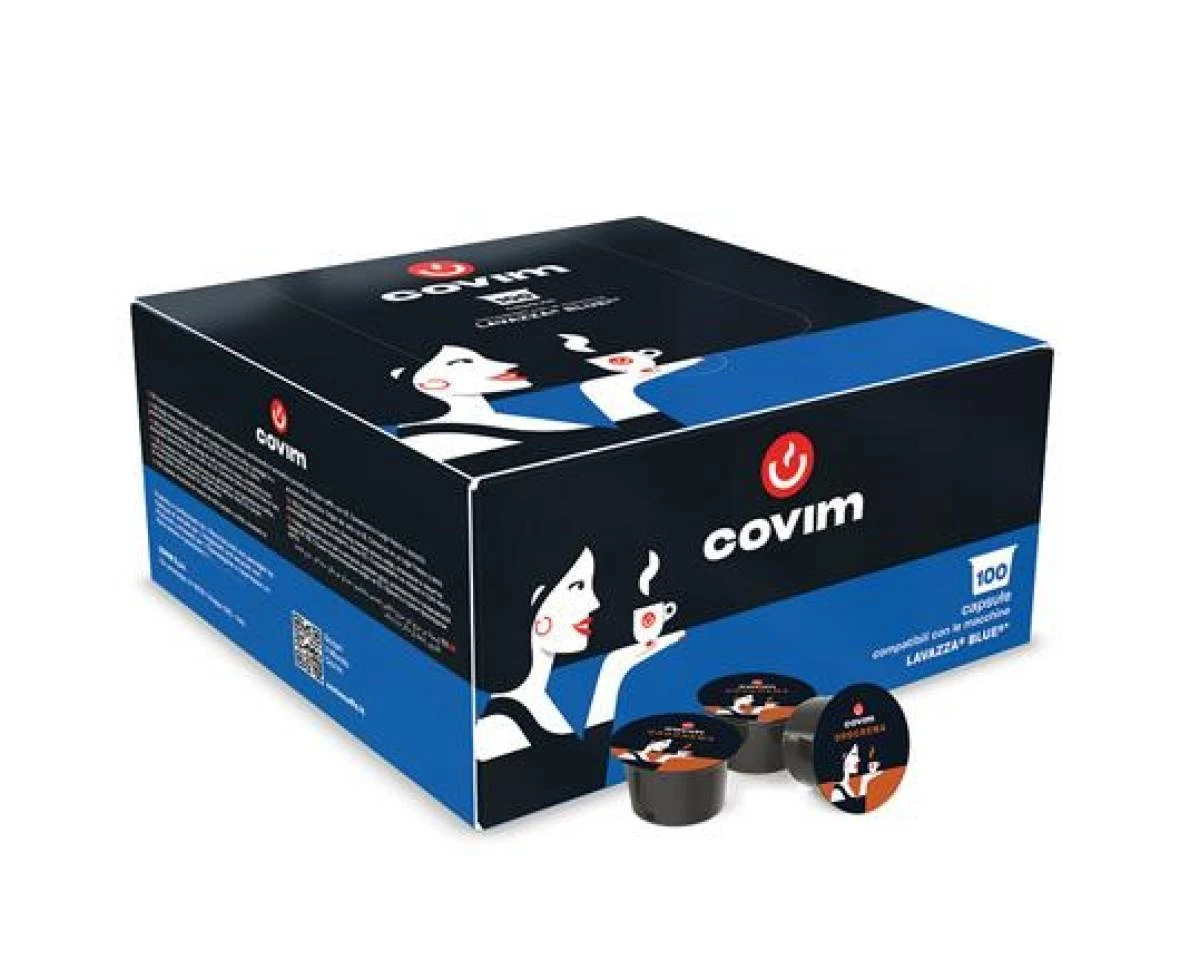 COVIM OROCREMA - LAVAZZA BLUE x 100