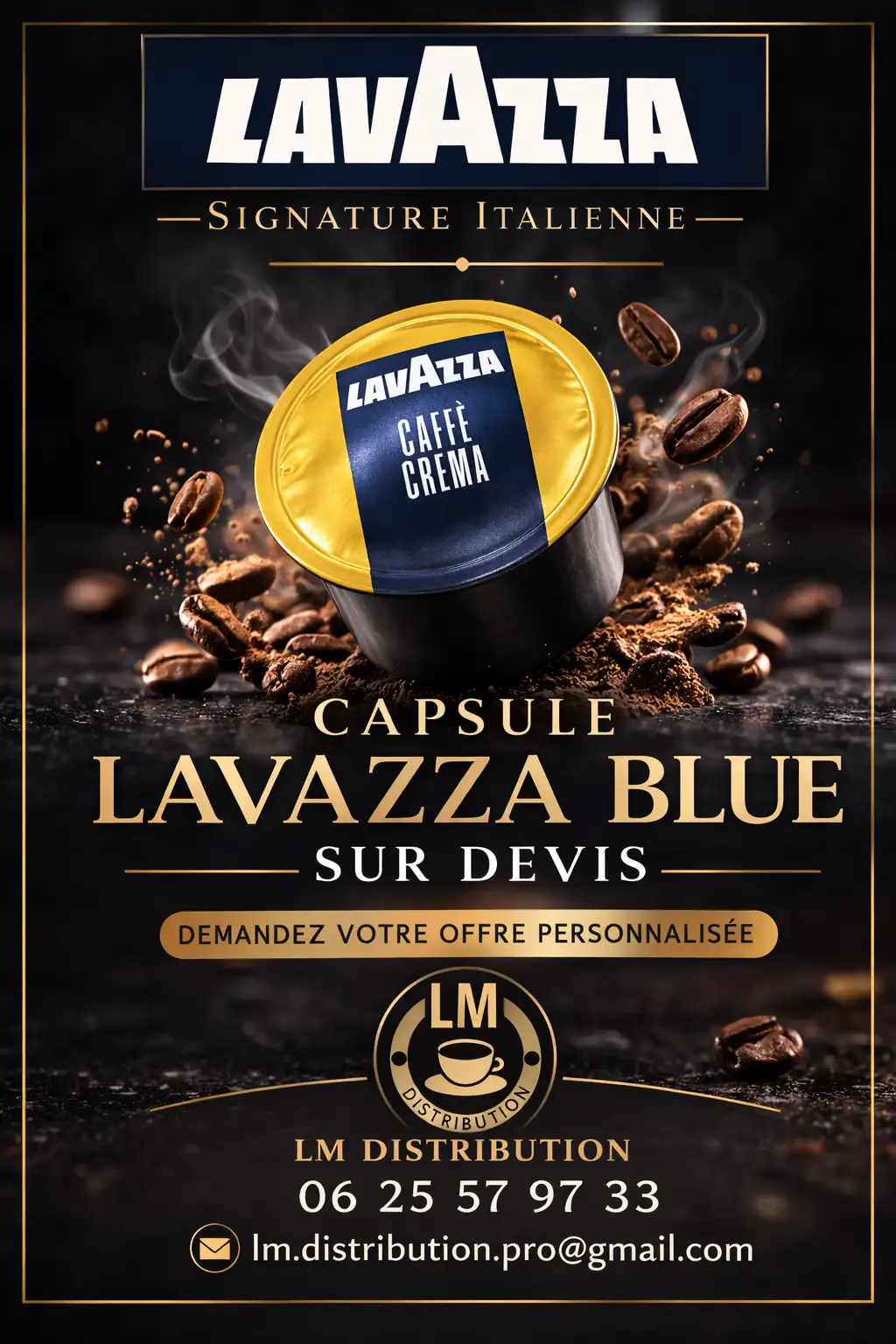 DEVIS EN LIGNE CAPSULE LAVAZZA BLUE